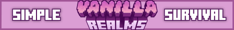 Vanilla Realms server banner