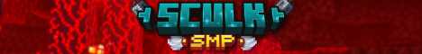 Sculk SMP server banner