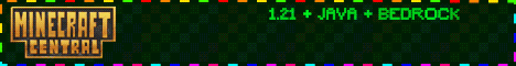 Minecraft Central server banner