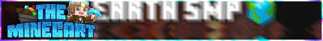 The Minecart server banner