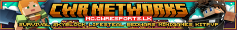 CwR Minecraft network server banner