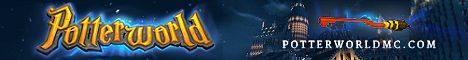 PotterworldMC server banner