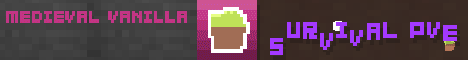 Medieval Vanilla server banner