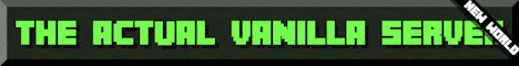 Pure Vanilla server banner
