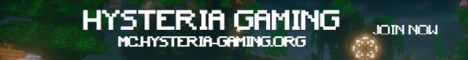 Hysteria Gaming server banner
