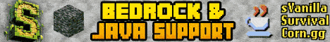 sVanilla Survival server banner