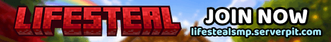 Creative Lifesteal SMP server banner