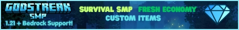Godstreak SMP server banner