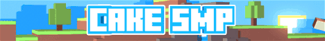 Cake SMP server banner