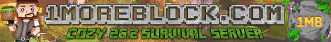 1MoreBlock.com server banner