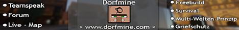 Dorfmine server banner