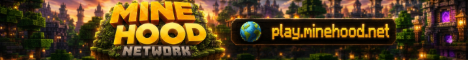 MineHood server banner