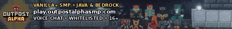 Outpost Alpha SMP server banner