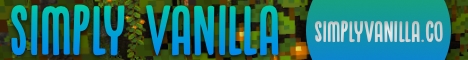 Simply Vanilla server banner