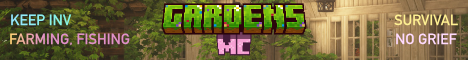 Gardens MC server banner