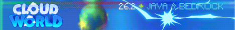 Cloud World server banner