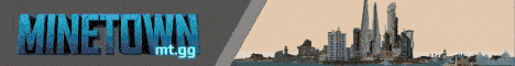 Minetown server banner