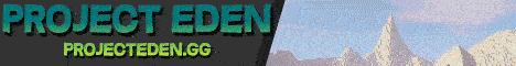 Project Eden server banner