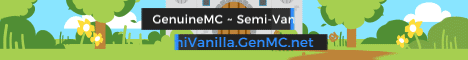 GenuineMC server banner